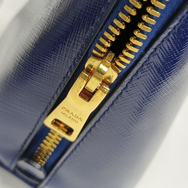 Galleria Small Patent Leather Blue