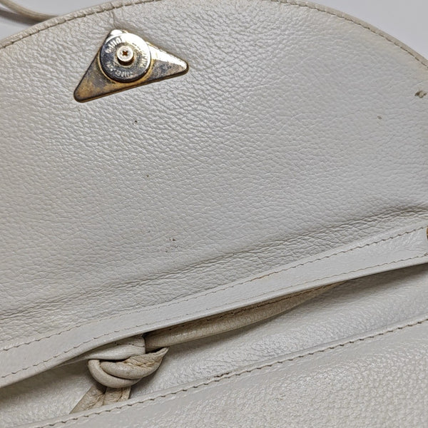 Calfskin Shoulder Bag White