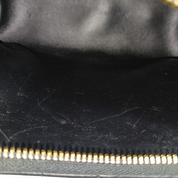 Miss Caro Mini Cannage Lambskin Black
