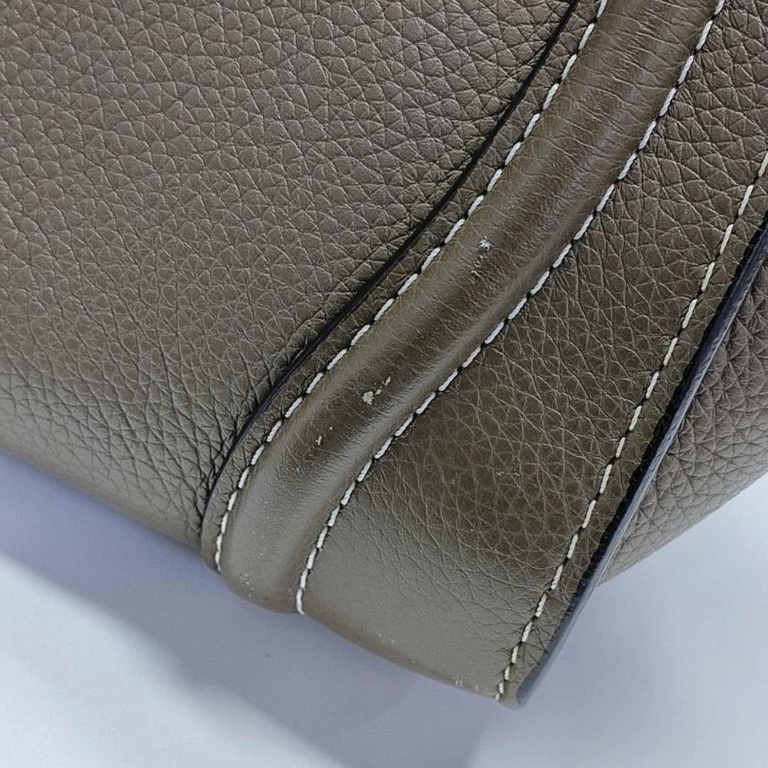 LUGGAGE Micro Calfskin Gray
