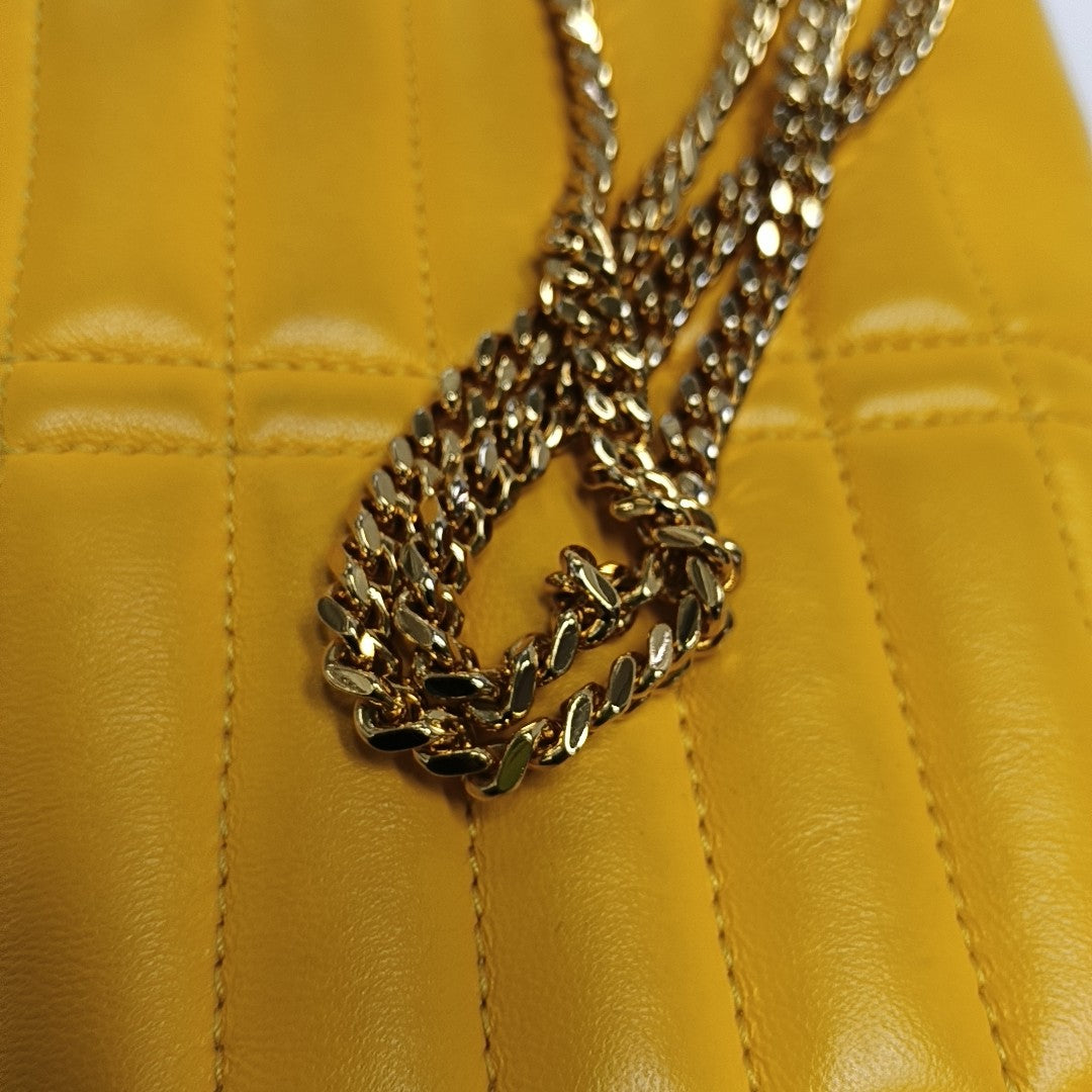 Lola Extra Small Quilted Lambskin Yellow