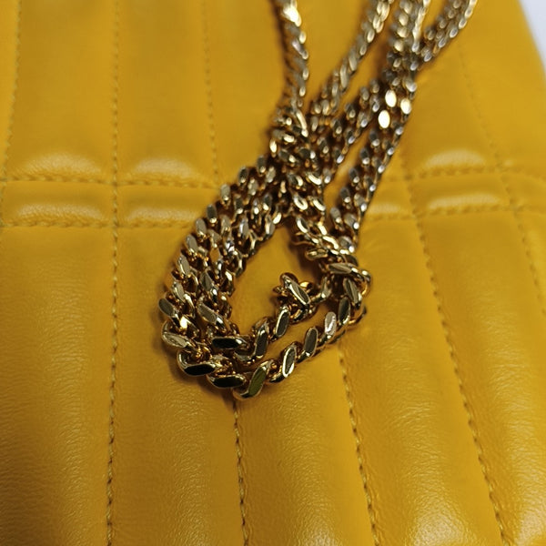 Lola Extra Small Quilted Lambskin Yellow
