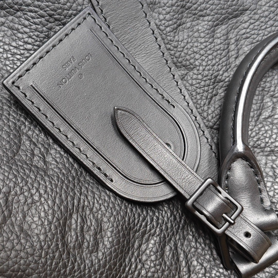 KEEPALL 35 Monogram Calfskin Black