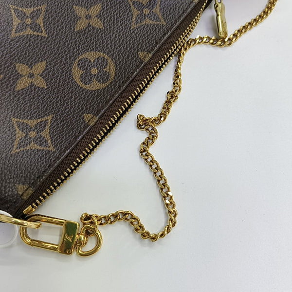 ACCESSOIRES Mini Monogram Coated Canvas Brown