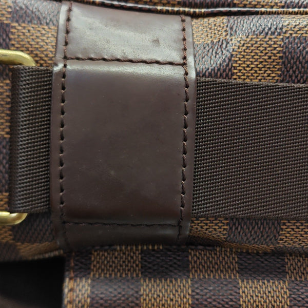 BROADWAY Damier Ebene Coated Canvas Brown