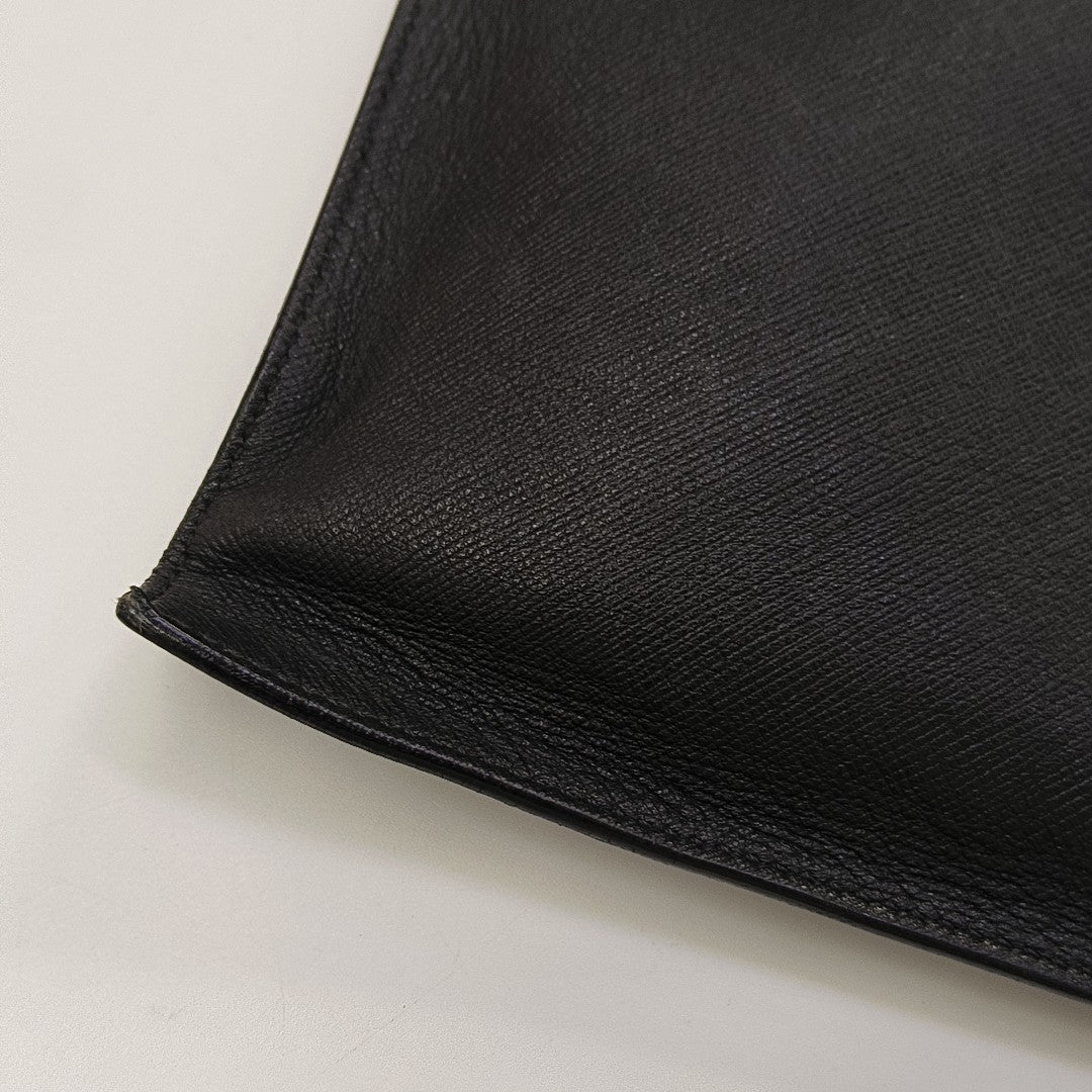 Calfskin Clutch Black