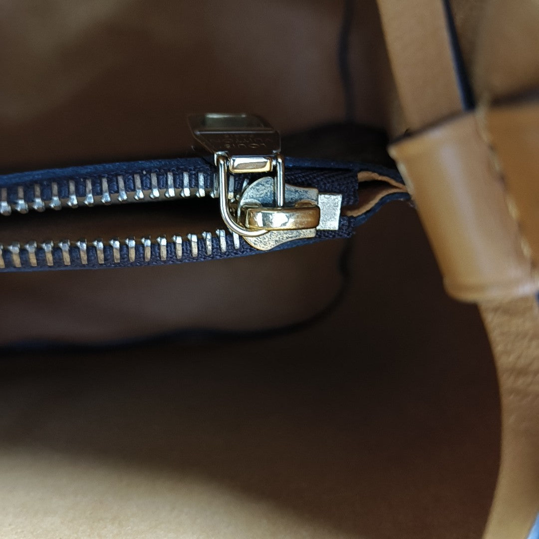 NÉONOÉ MM Damier Ebene Coated Canvas Brown