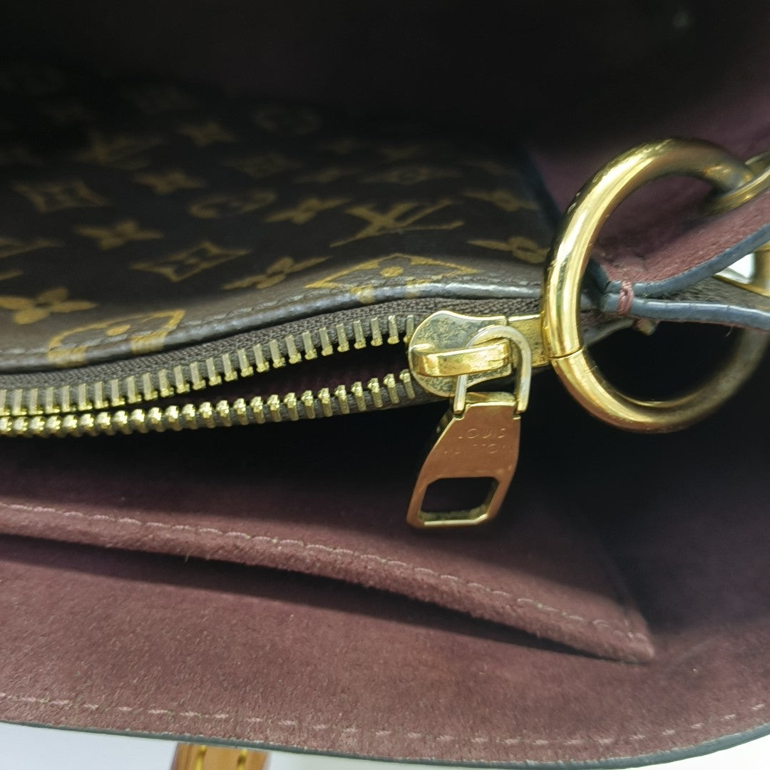 FLOWER Monogram Coated Canvas Brown