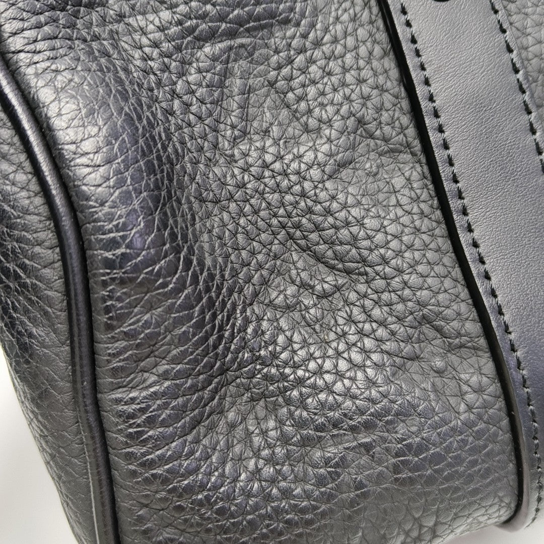 KEEPALL 25 Monogram Calfskin Black