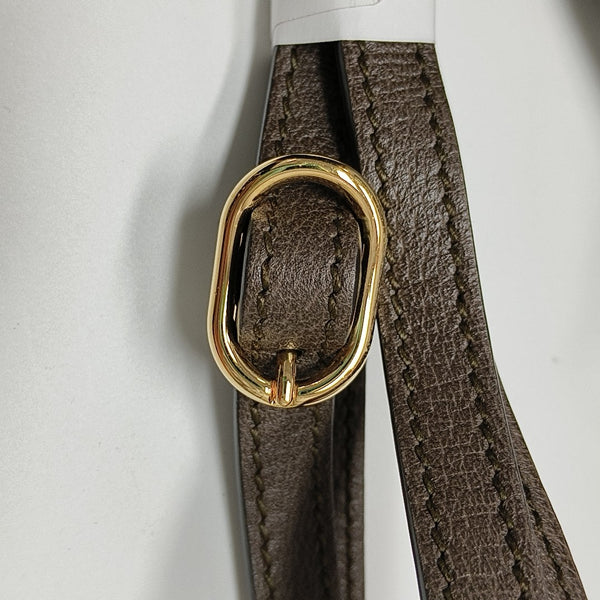Ophidia Mini Monogram Coated Canvas Beige