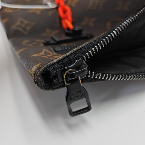 A4 Monogram Coated Canvas Brown