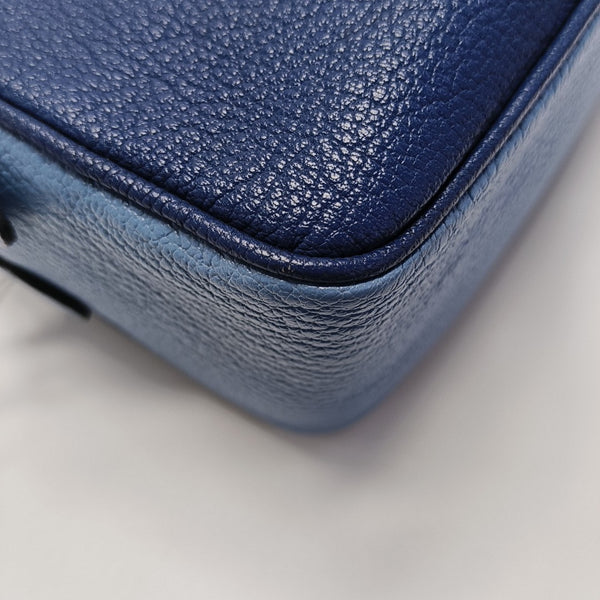 Calfskin Shoulder Bag Blue