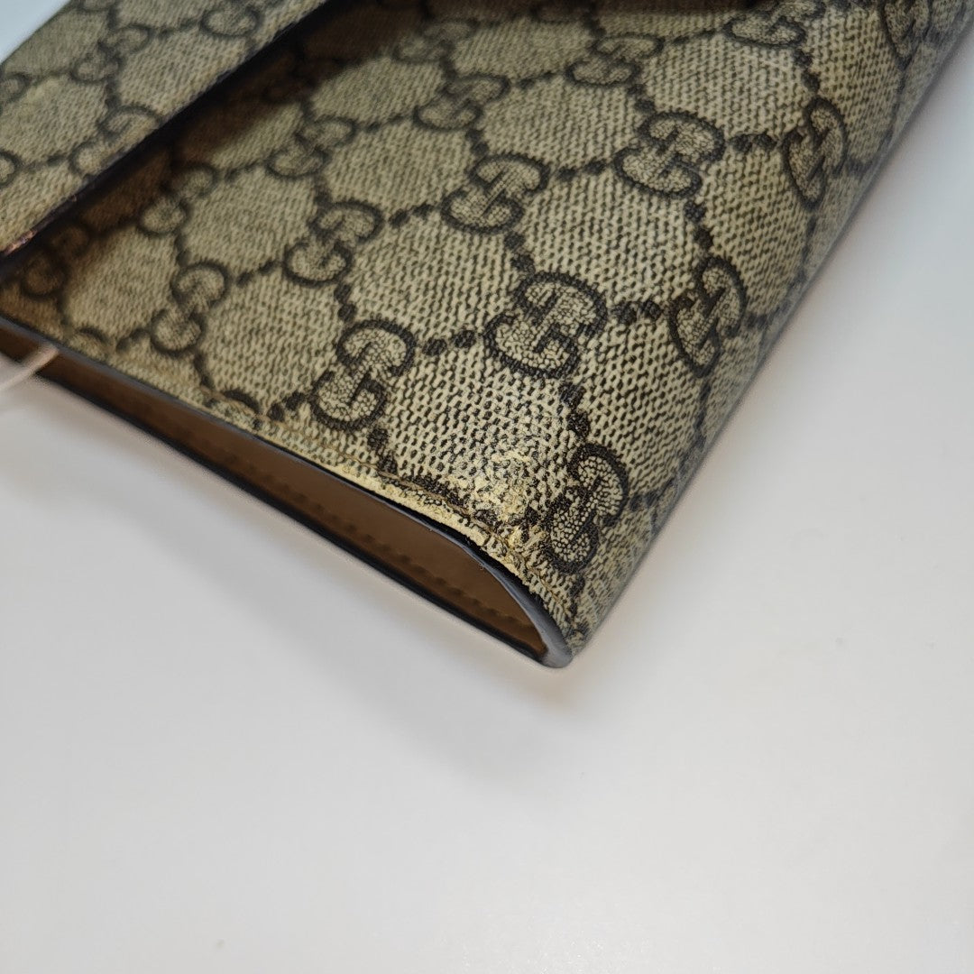 Dionysus Mini Monogram Coated Canvas Beige