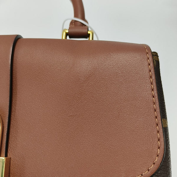 LOCKY BB Monogram Coated Canvas Brown