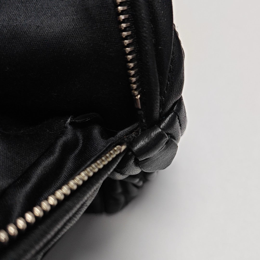 Matelassé Super Mini Quilted Lambskin Black