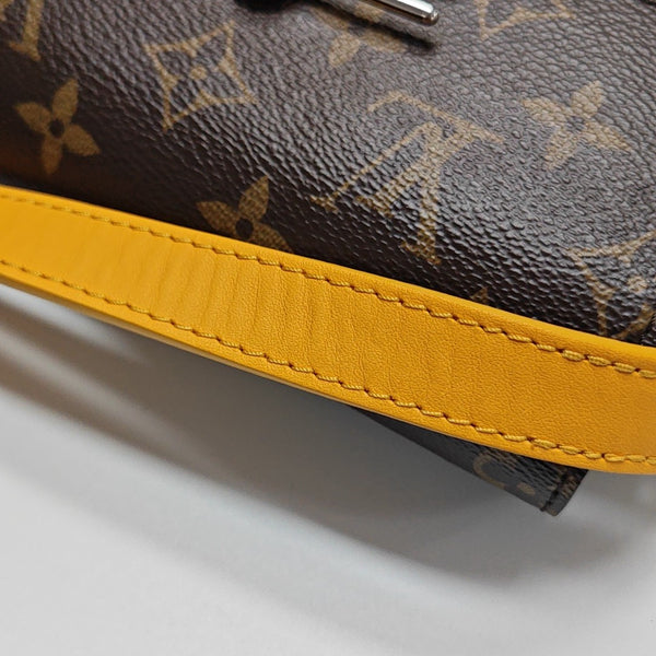 SOFT TRUNK Mini Monogram Coated Canvas Brown