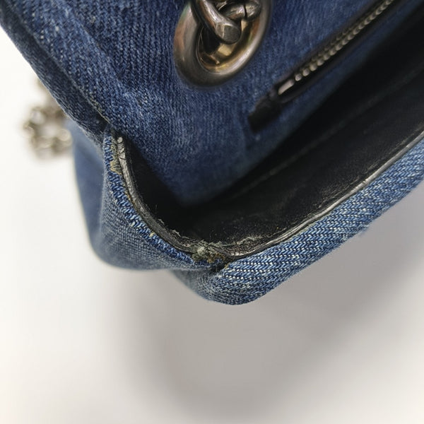 Denim Shoulder Bag Blue