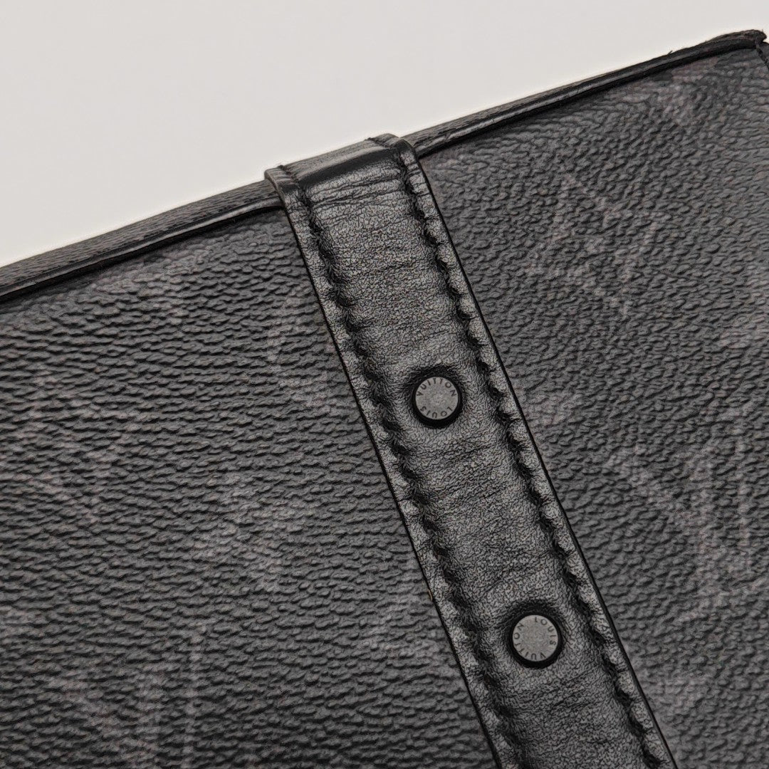 TRUNK PM Monogram Coated Canvas Black