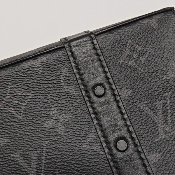 TRUNK PM Monogram Coated Canvas Black