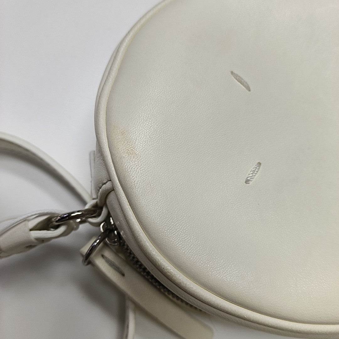 Lambskin Crossbody Bag White
