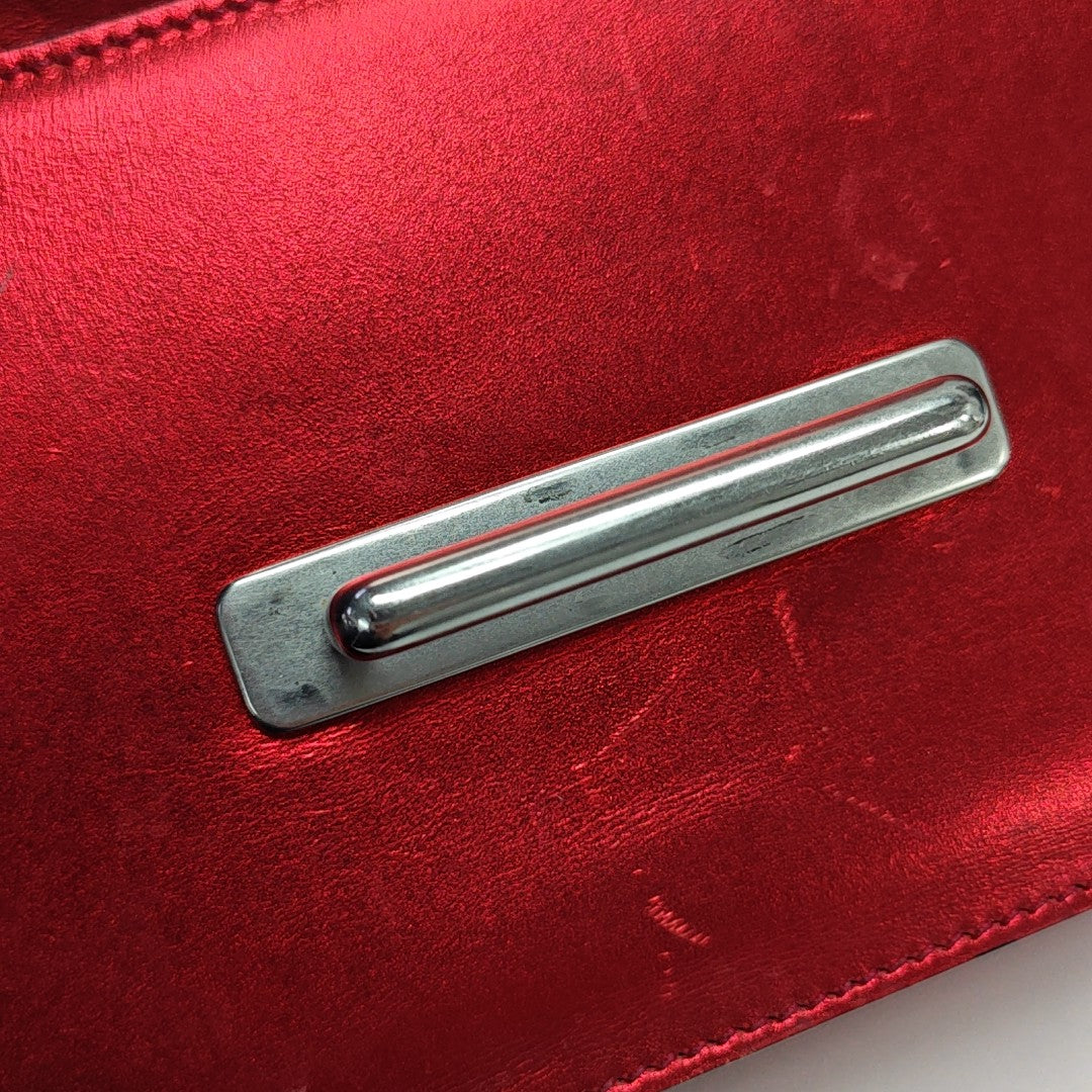 Cahier Saffiano Calfskin Red