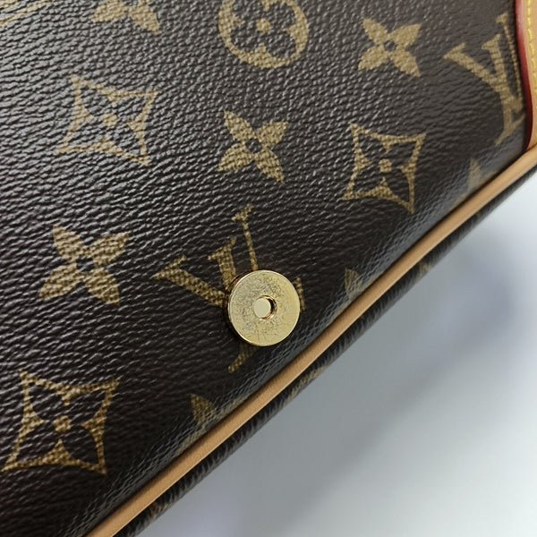 DIANE Monogram Coated Canvas Brown