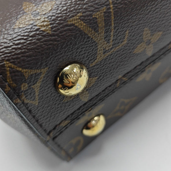 CLUNY PM Monogram Coated Canvas Brown
