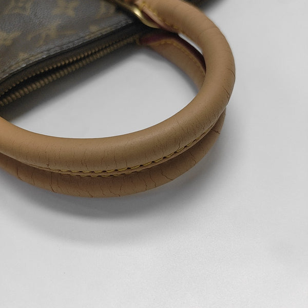 ALMA PM Monogram Coated Canvas Brown