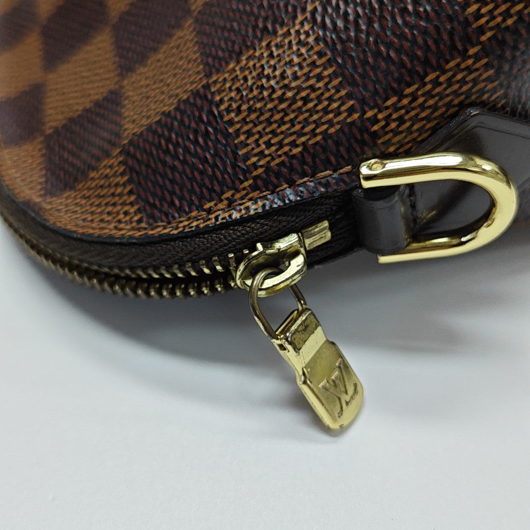 COSMETIC PM Damier Ebene Coated Canvas Brown