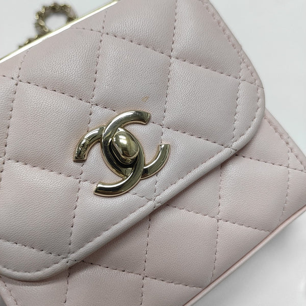 TRENDY CC Quilted Lambskin Pink