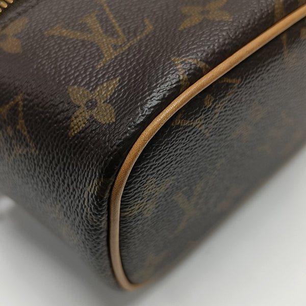 NICE Super Mini Monogram Coated Canvas Brown