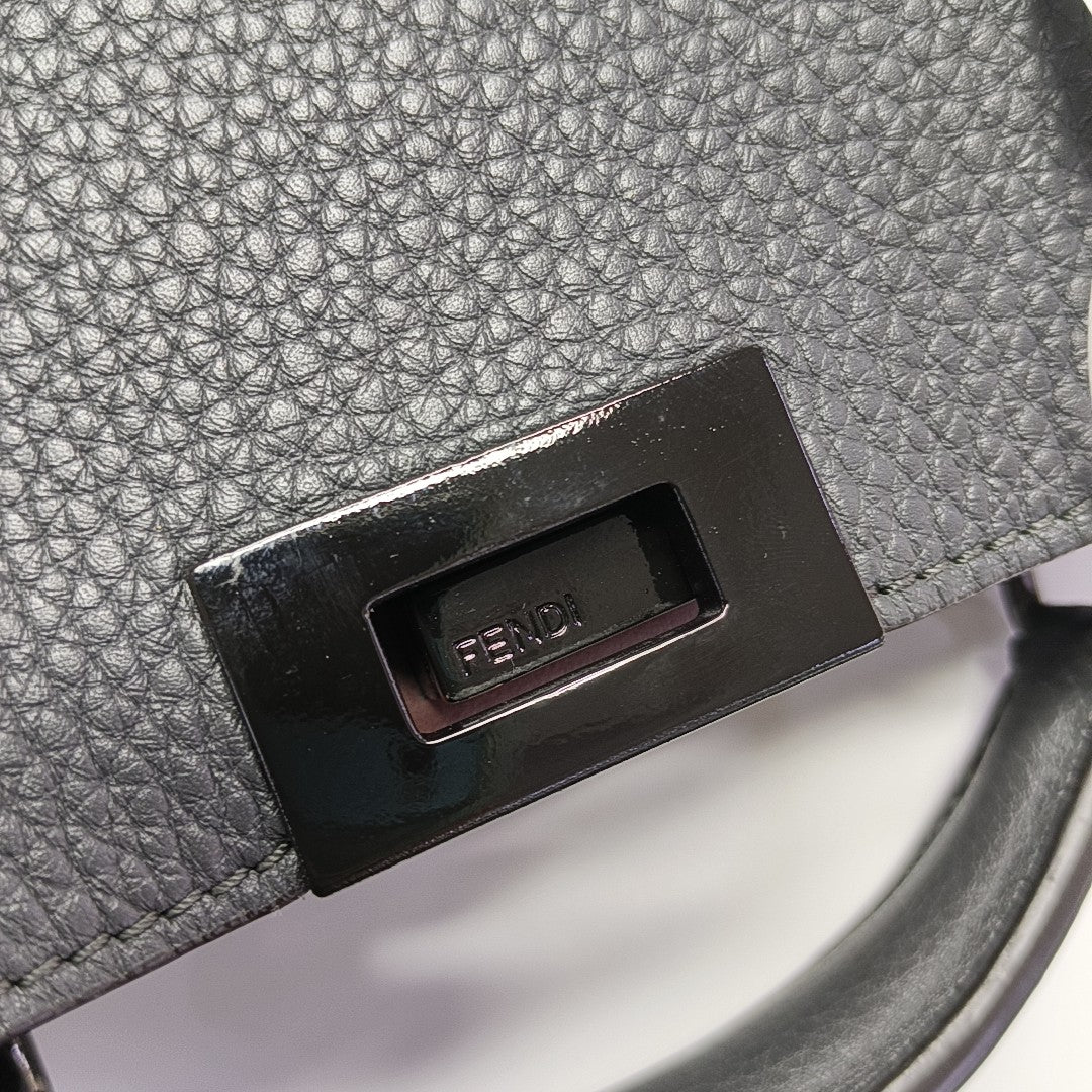 Peekaboo Small Calfskin Gray
