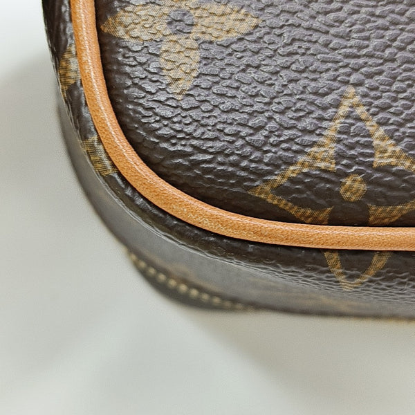 NICE Super Mini Monogram Coated Canvas Brown