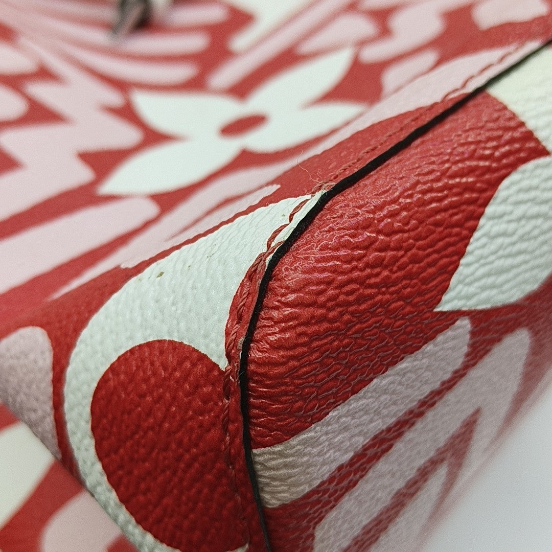 NÉONOÉ MM Coated Canvas Red