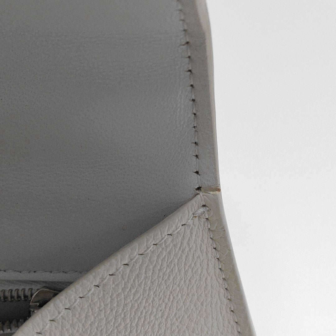Hourglass S Calfskin White