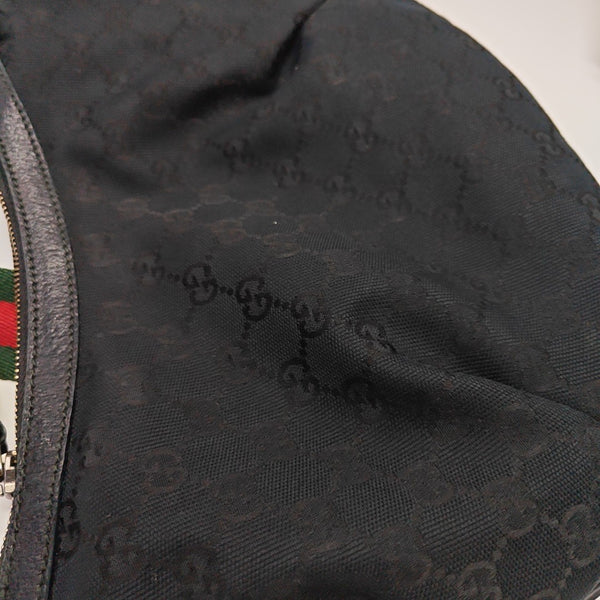 Monogram Canvas Shoulder Bag Black