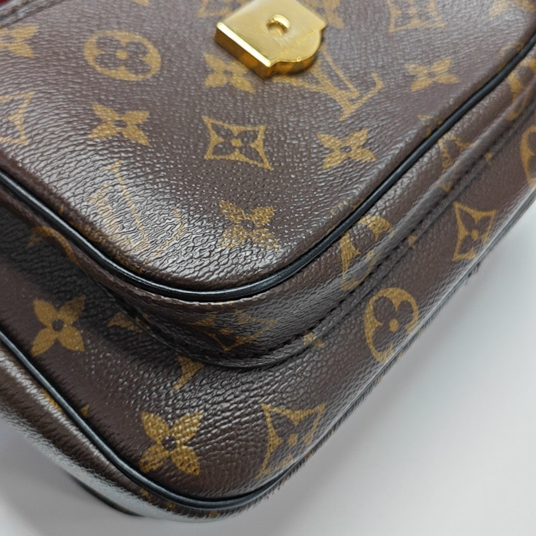 PASSY Monogram Coated Canvas Brown