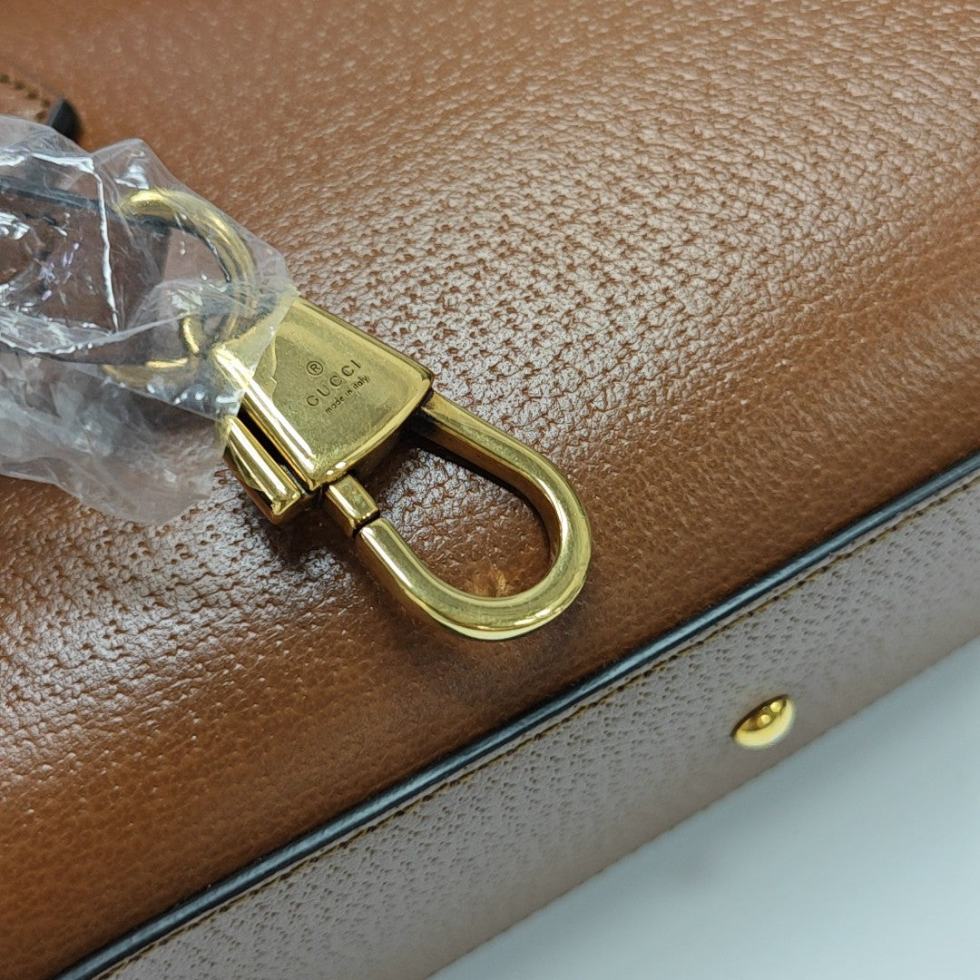 Diana Mini Calfskin Brown