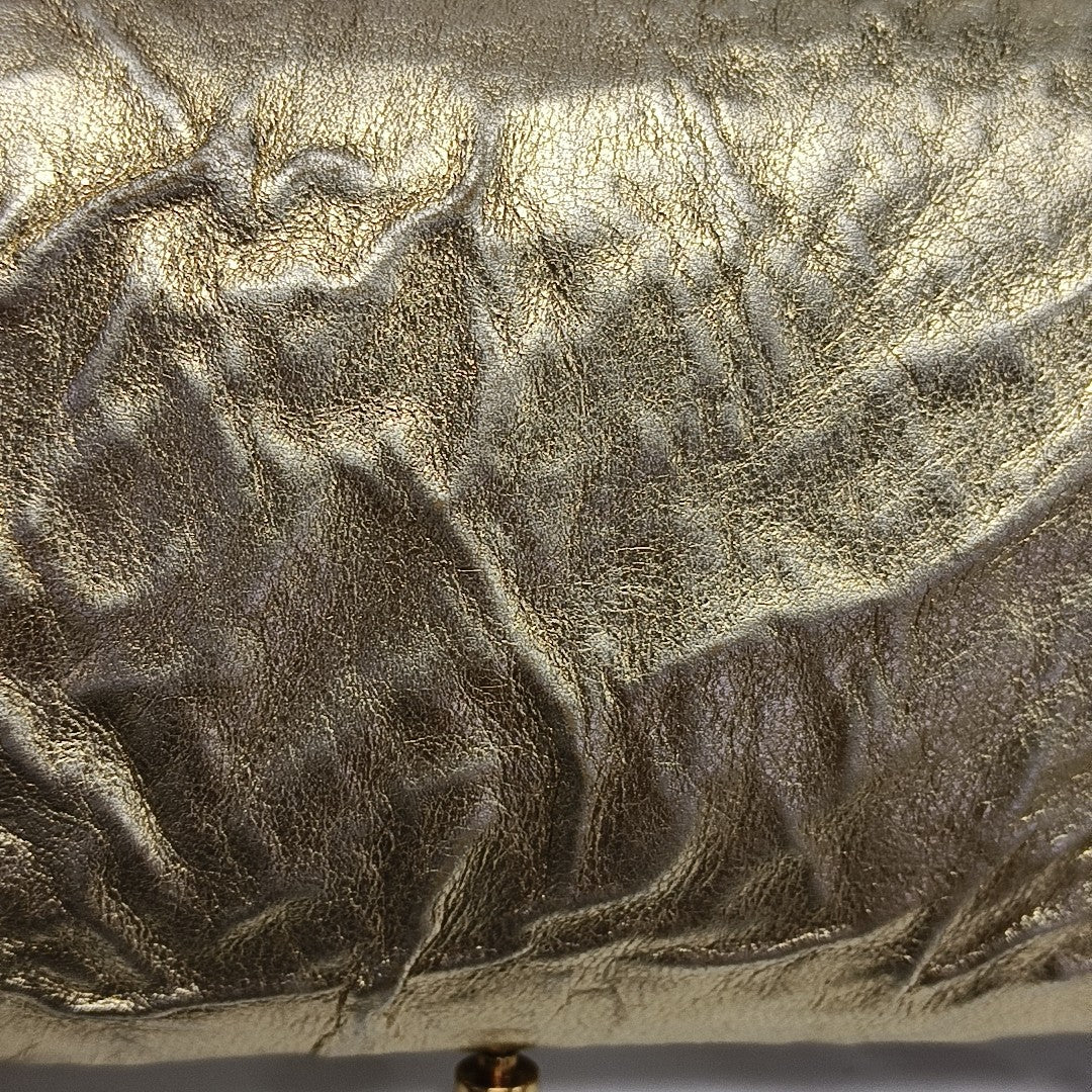 Lambskin Shoulder Bag Gold