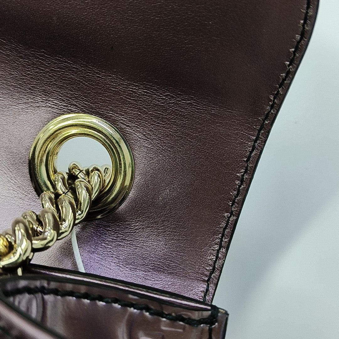 Emily Chain Monogram Calfskin Pink