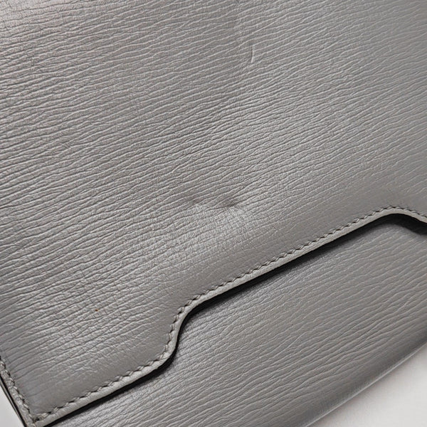 Calfskin Shoulder Bag Gray