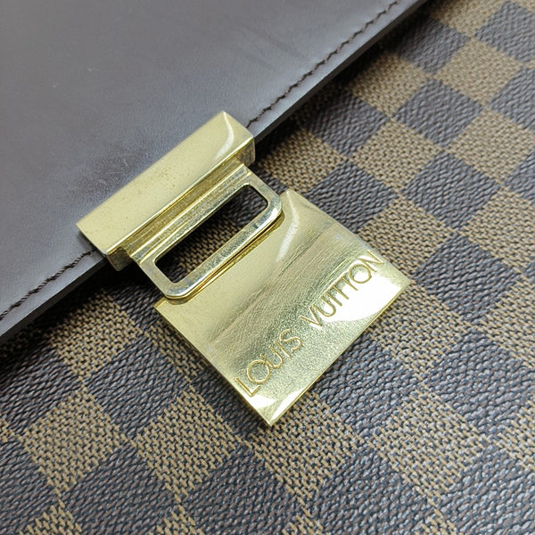 ALTONA PM Damier Ebene Coated Canvas Brown