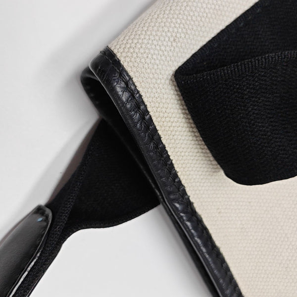 Navy Mini Canvas White