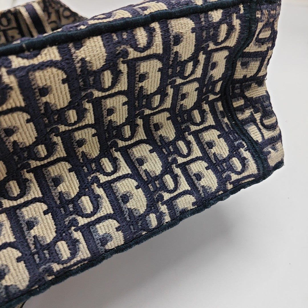 Diorcamp Large Oblique Canvas Blue