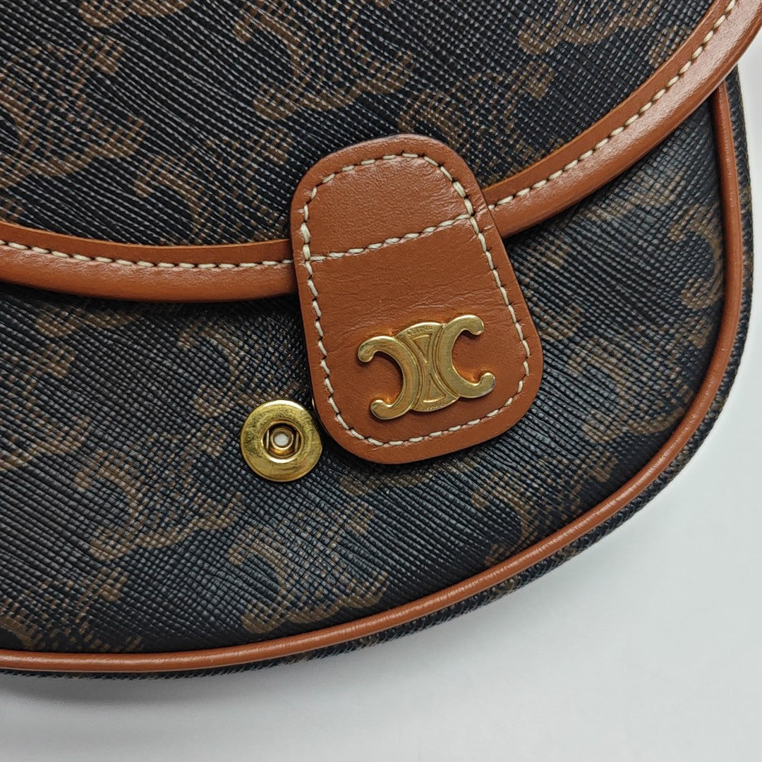 BESACE Mini Coated Canvas Brown
