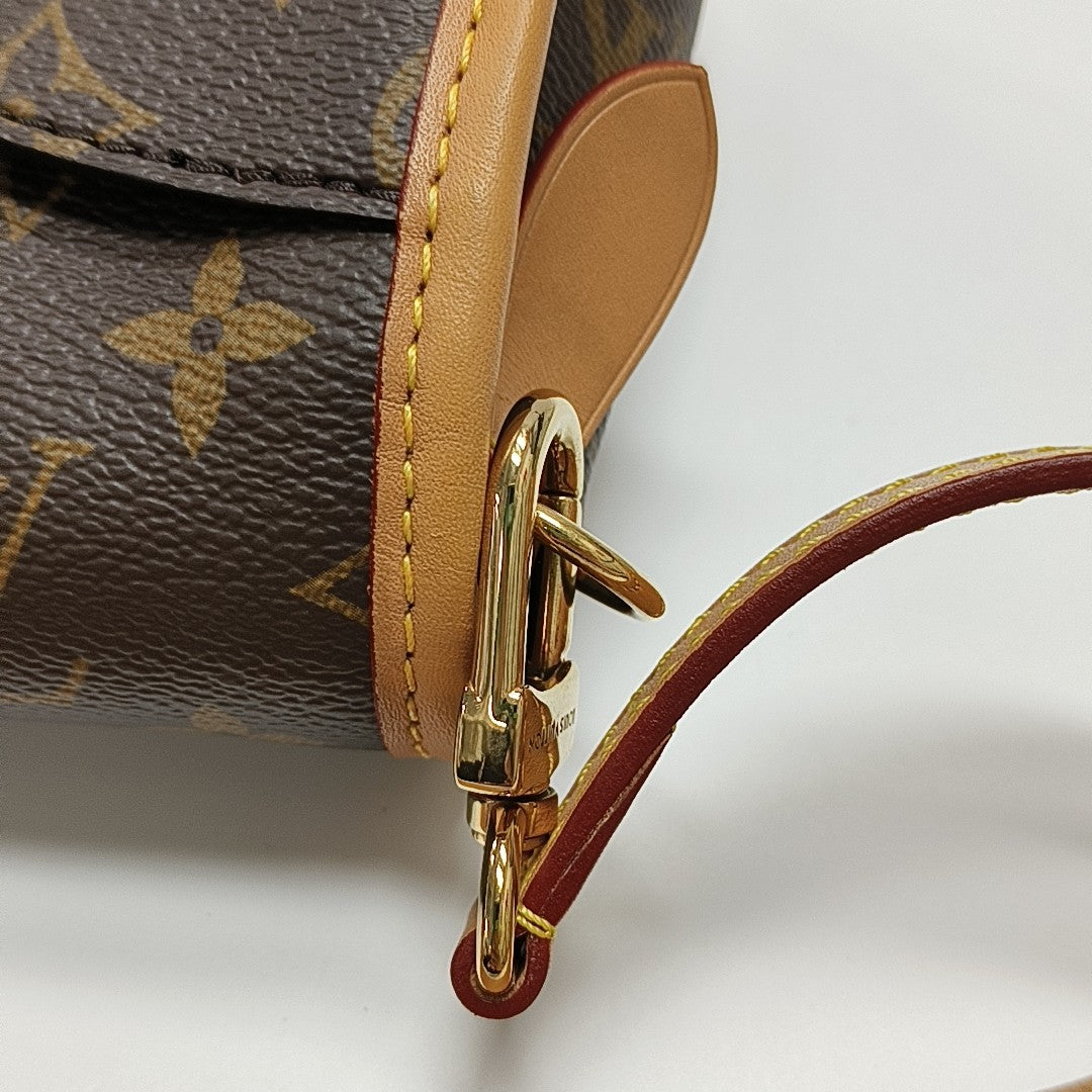 DIANE Monogram Coated Canvas Brown