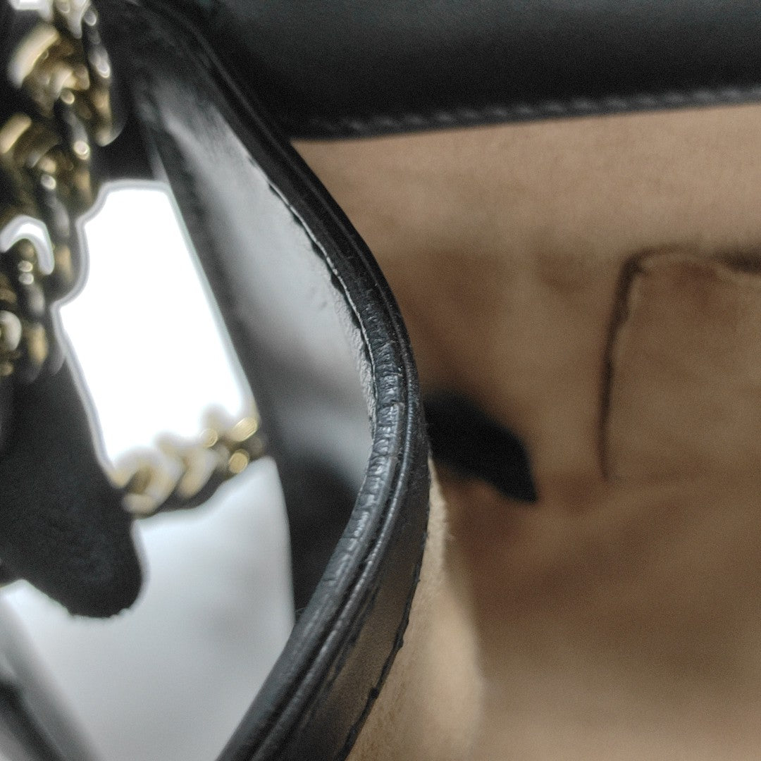 Padlock Small Monogram Calfskin Black