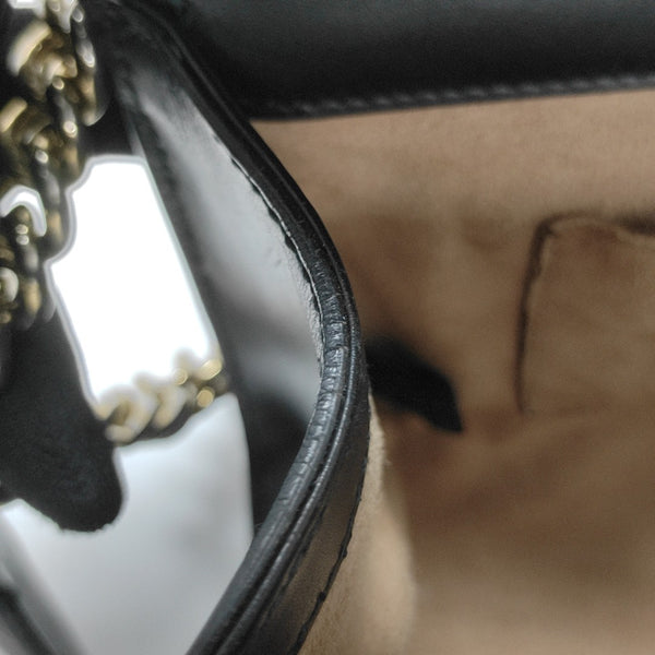 Padlock Small Monogram Calfskin Black