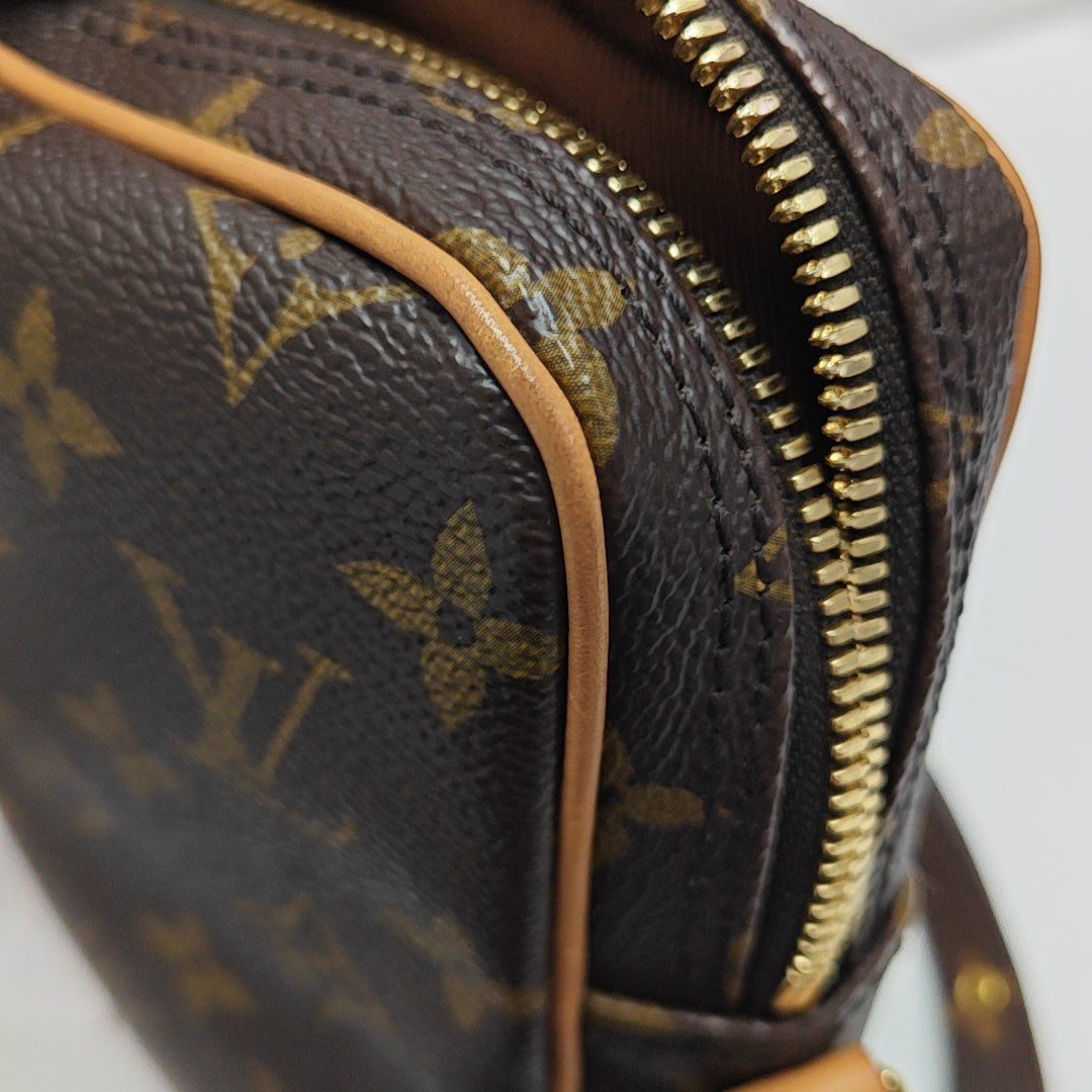 PANAME SET Monogram Coated Canvas Brown