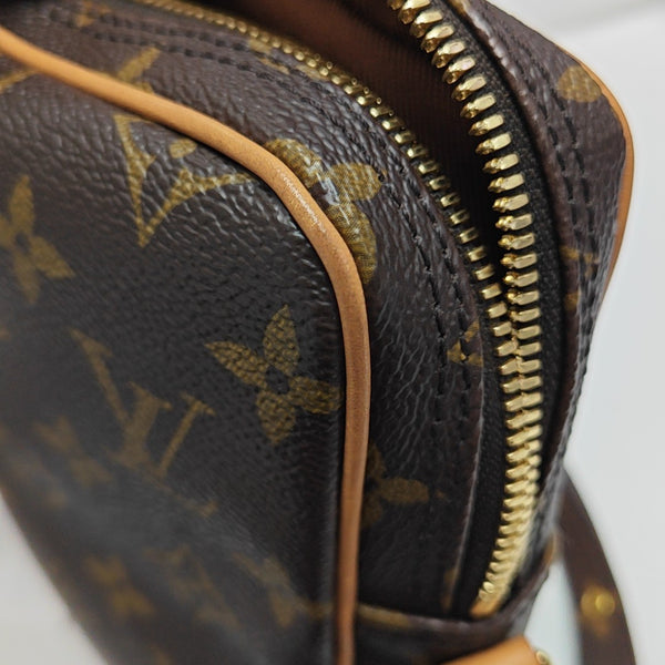 PANAME SET Monogram Coated Canvas Brown